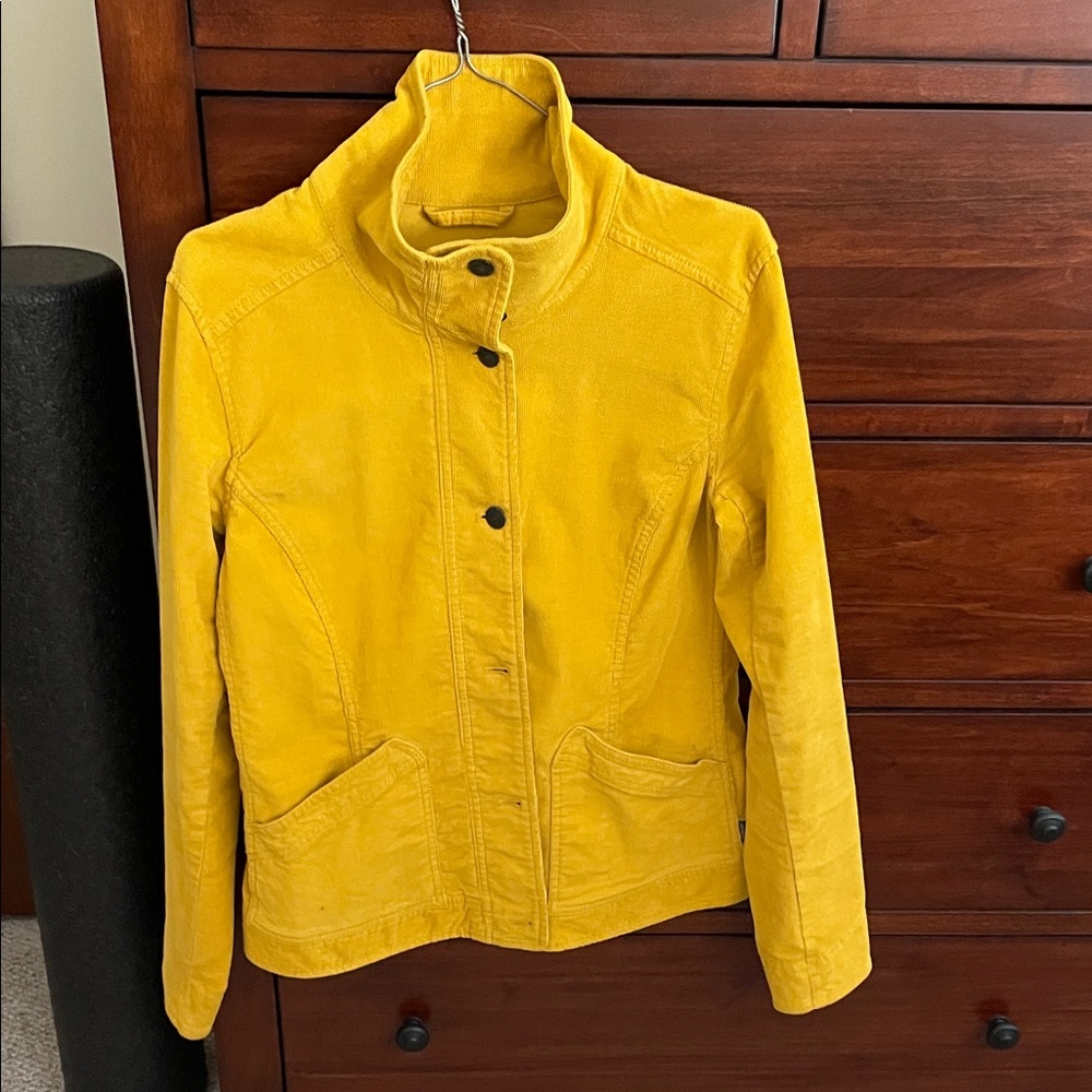 4/$15 Eddie Bauer mustard Utility Jacket
